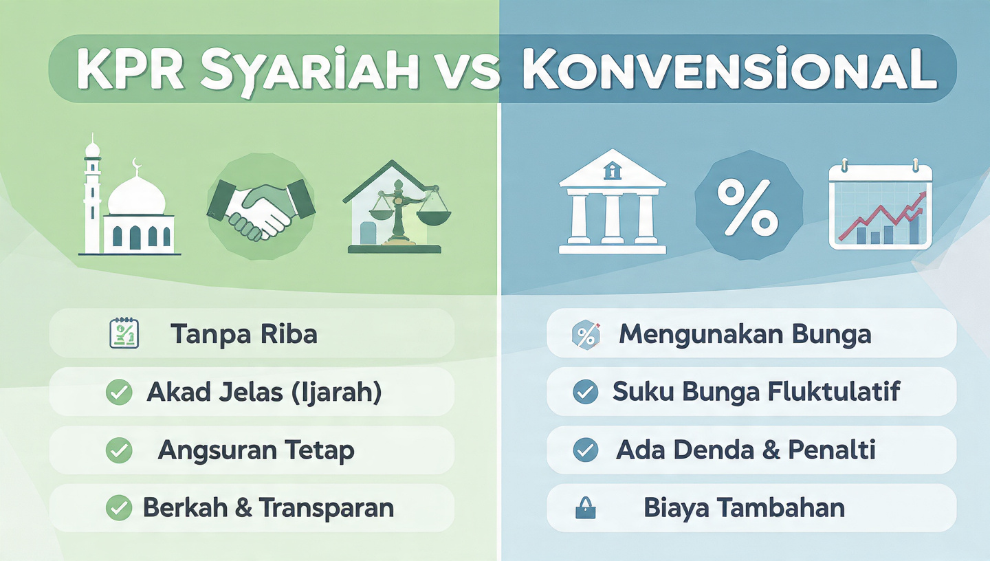 KPR Syariah vs Konvensional: Mana yang Lebih Untung?